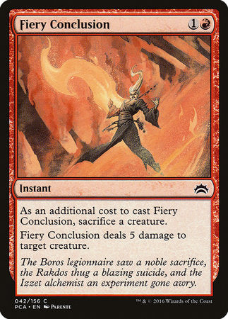 Fiery Conclusion [Planechase Anthology] | Fandemonia Ltd