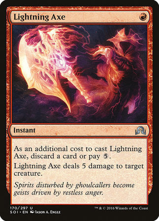 Lightning Axe [Shadows over Innistrad] | Fandemonia Ltd