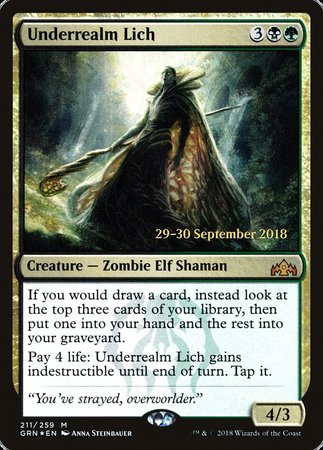 Underrealm Lich [Guilds of Ravnica Promos] | Fandemonia Ltd