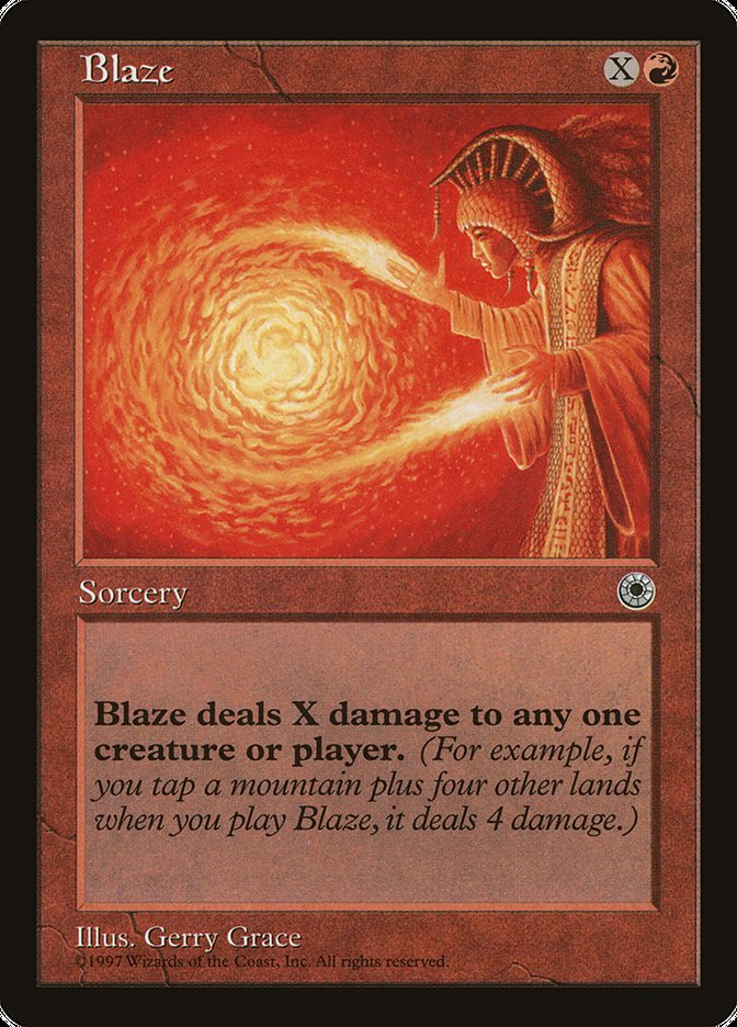Blaze (No Flavor Text) [Portal] | Fandemonia Ltd