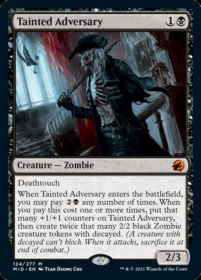 Tainted Adversary [Innistrad: Midnight Hunt] | Fandemonia Ltd