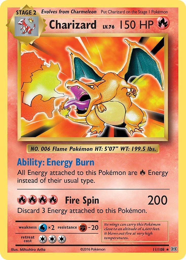 Charizard (11/108) [XY: Evolutions] | Fandemonia Ltd