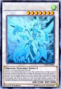 Clear Wing Synchro Dragon (Ghost Rare) [CROS-EN046] Ghost Rare | Fandemonia Ltd