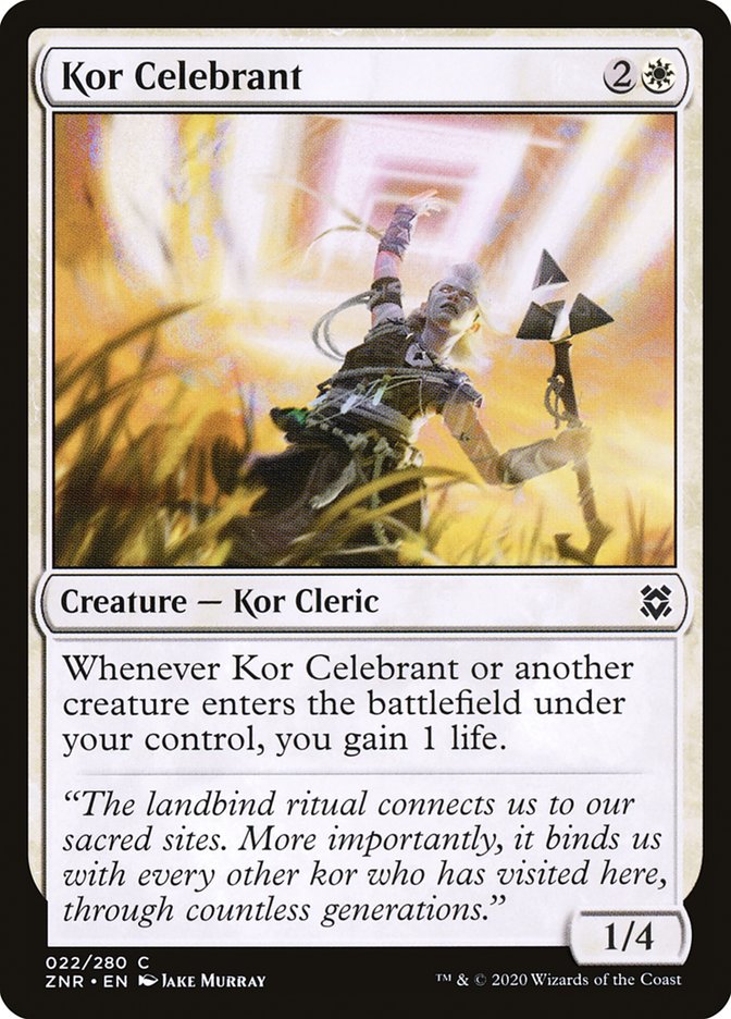 Kor Celebrant [Zendikar Rising] | Fandemonia Ltd