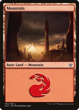 Mountain (105) [Archenemy: Nicol Bolas] | Fandemonia Ltd