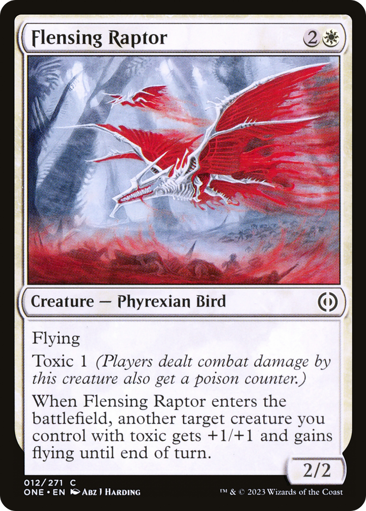 Flensing Raptor [Phyrexia: All Will Be One] | Fandemonia Ltd