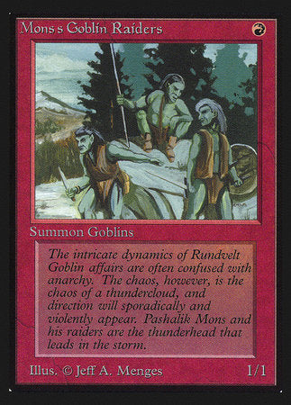Mons's Goblin Raiders (IE) [Intl. Collectors’ Edition] | Fandemonia Ltd
