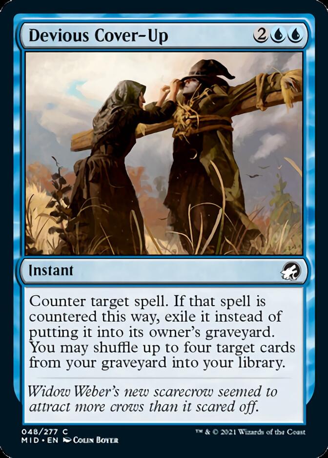 Devious Cover-Up [Innistrad: Midnight Hunt] | Fandemonia Ltd