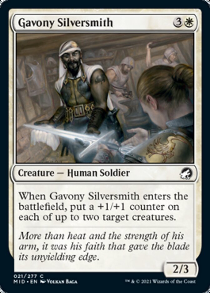 Gavony Silversmith [Innistrad: Midnight Hunt] | Fandemonia Ltd