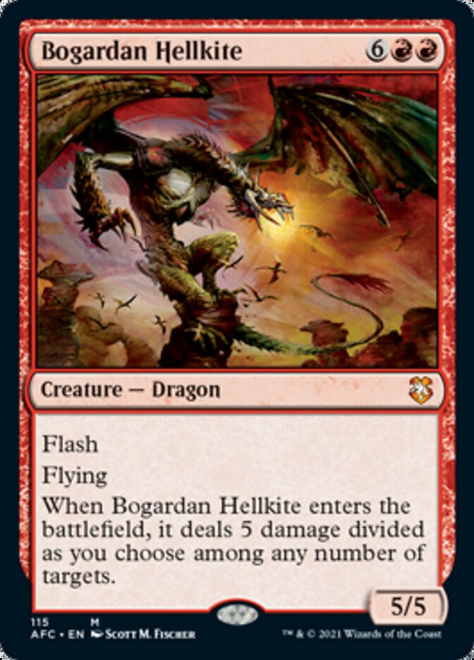 Bogardan Hellkite [Dungeons & Dragons: Adventures in the Forgotten Realms Commander] | Fandemonia Ltd