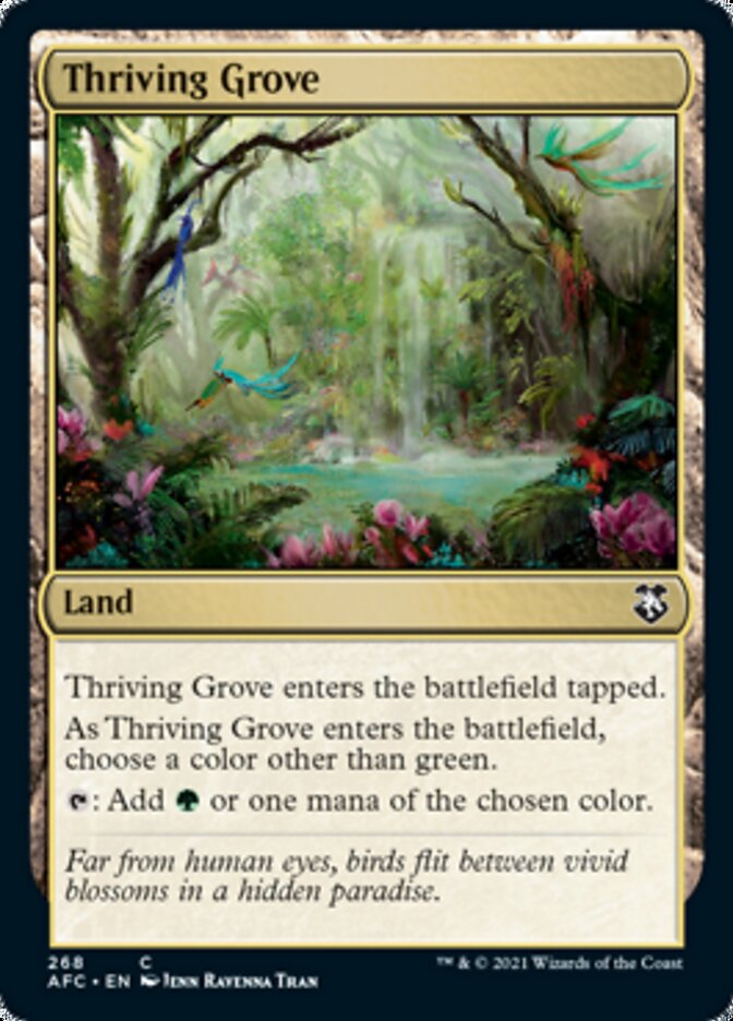 Thriving Grove [Dungeons & Dragons: Adventures in the Forgotten Realms Commander] | Fandemonia Ltd