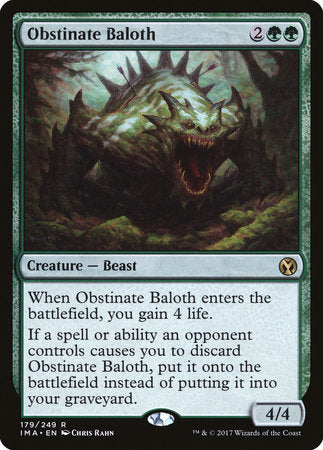 Obstinate Baloth [Iconic Masters] | Fandemonia Ltd