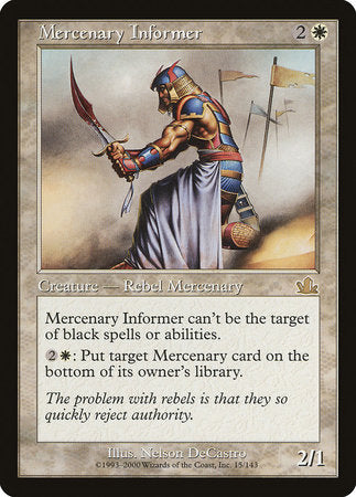 Mercenary Informer [Prophecy] | Fandemonia Ltd