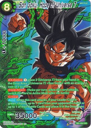 Son Goku, Hope of Universe 7 (TB1-052) [Collector's Selection Vol. 2] | Fandemonia Ltd