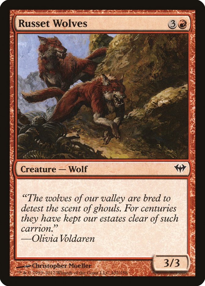 Russet Wolves [Dark Ascension] | Fandemonia Ltd