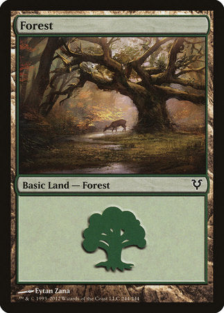 Forest (244) [Avacyn Restored] | Fandemonia Ltd