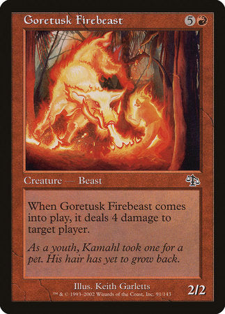 Goretusk Firebeast [Judgment] | Fandemonia Ltd