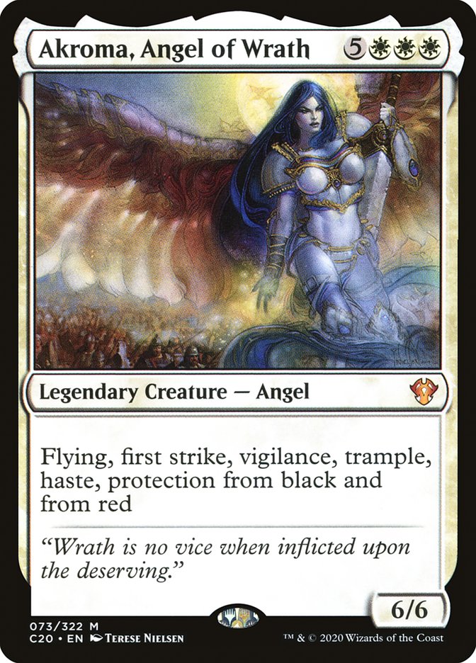Akroma, Angel of Wrath [Commander 2020] | Fandemonia Ltd