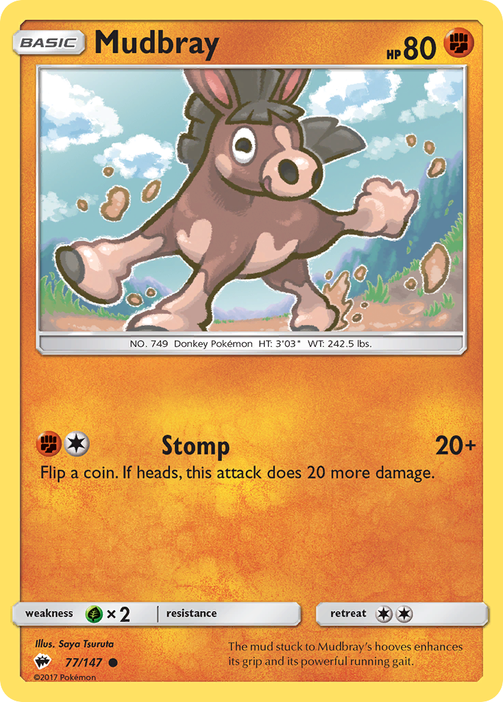 Mudbray (77/147) [Sun & Moon: Burning Shadows] | Fandemonia Ltd