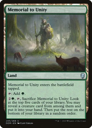 Memorial to Unity [Dominaria] | Fandemonia Ltd