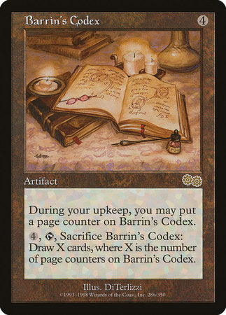 Barrin's Codex [Urza's Saga] | Fandemonia Ltd