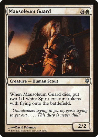 Mausoleum Guard [Duel Decks: Sorin vs. Tibalt] | Fandemonia Ltd