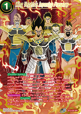 King Vegeta's Imposing Presence (Special Rare) [BT13-030] | Fandemonia Ltd