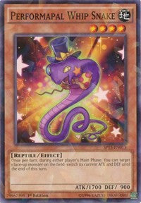 Performapal Whip Snake [SP15-EN013] Shatterfoil Rare | Fandemonia Ltd