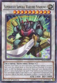 Superheavy Samurai Warlord Susanowo [SP15-EN034] Shatterfoil Rare | Fandemonia Ltd