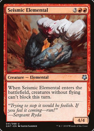 Seismic Elemental [Game Night] | Fandemonia Ltd
