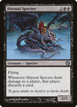 Abyssal Specter [Duels of the Planeswalkers] | Fandemonia Ltd