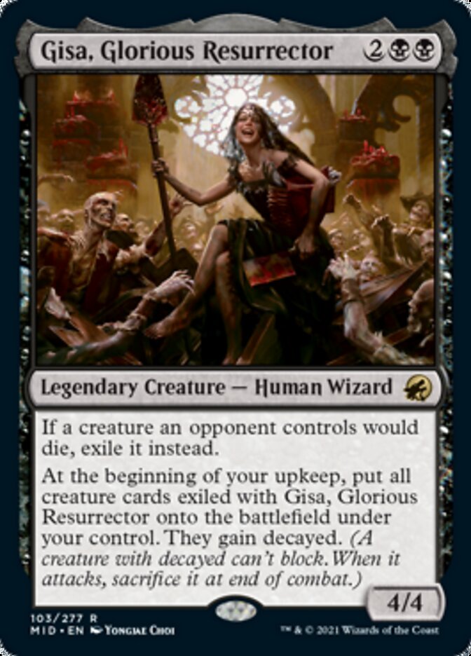 Gisa, Glorious Resurrector [Innistrad: Midnight Hunt] | Fandemonia Ltd