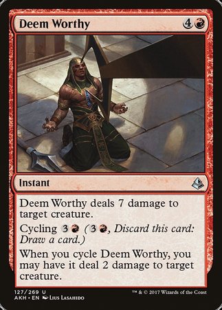 Deem Worthy [Amonkhet] | Fandemonia Ltd