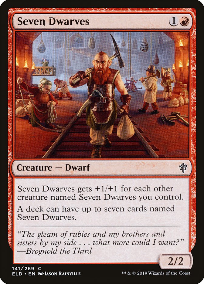 Seven Dwarves [Throne of Eldraine] | Fandemonia Ltd