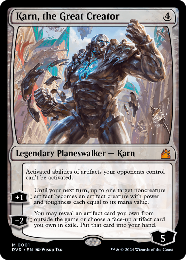 Karn, the Great Creator [Ravnica Remastered] | Fandemonia Ltd