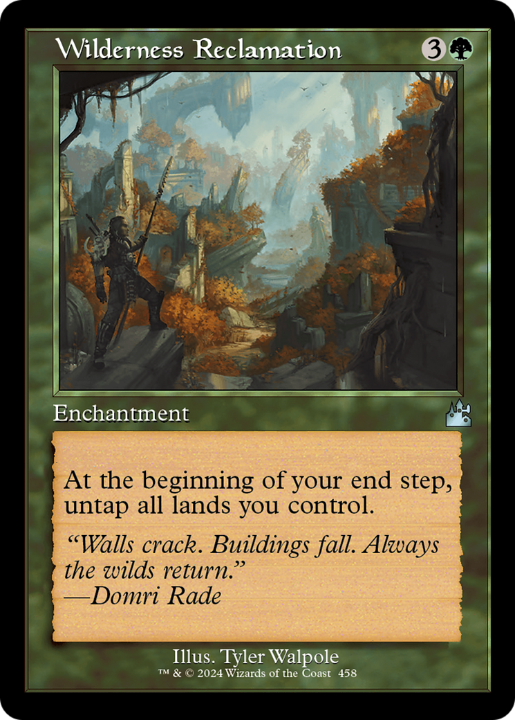 Wilderness Reclamation [Ravnica Remastered] | Fandemonia Ltd