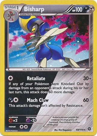 Bisharp (64/114) (Cosmos Holo) [XY: Steam Siege] | Fandemonia Ltd