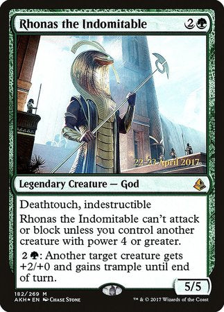 Rhonas the Indomitable [Amonkhet Promos] | Fandemonia Ltd