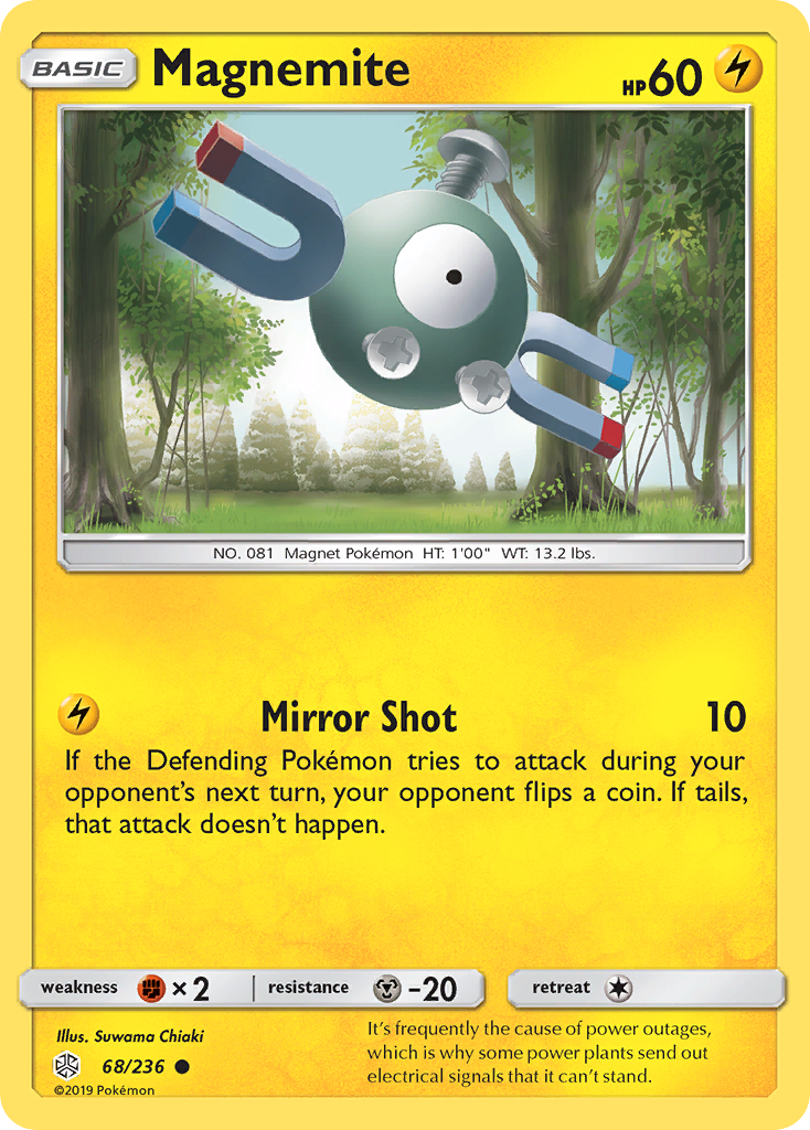 Magnemite (68/236) [Sun & Moon: Cosmic Eclipse] | Fandemonia Ltd