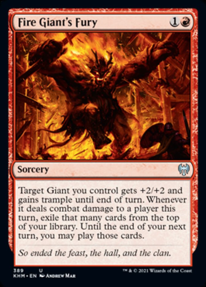 Fire Giant's Fury [Kaldheim] | Fandemonia Ltd