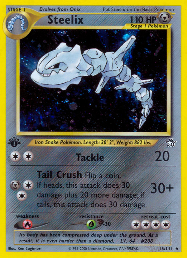 Steelix (15/111) [Neo Genesis 1st Edition] | Fandemonia Ltd