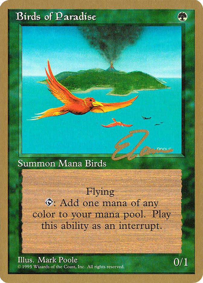 Birds of Paradise (Eric Tam) [Pro Tour Collector Set] | Fandemonia Ltd