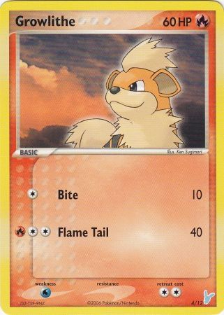 Growlithe (4/12) [EX: Trainer Kit 2 - Minun] | Fandemonia Ltd