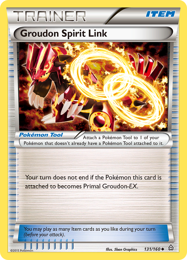 Groudon Spirit Link (131/160) [XY: Primal Clash] | Fandemonia Ltd