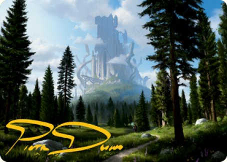 Forest (278) Art Card (Gold-Stamped Signature) [Dungeons & Dragons: Adventures in the Forgotten Realms Art Series] | Fandemonia Ltd