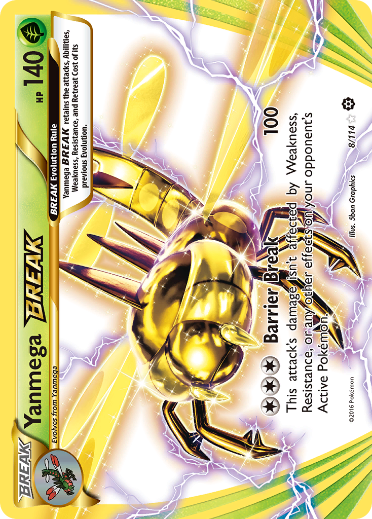 Yanmega BREAK (8/114) [XY: Steam Siege] | Fandemonia Ltd