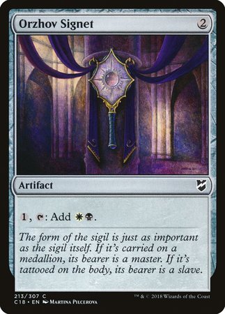 Orzhov Signet [Commander 2018] | Fandemonia Ltd