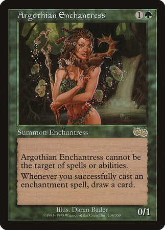 Argothian Enchantress [Urza's Saga] | Fandemonia Ltd