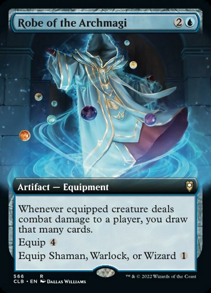 Robe of the Archmagi (Extended Art) [Commander Legends: Battle for Baldur's Gate] | Fandemonia Ltd