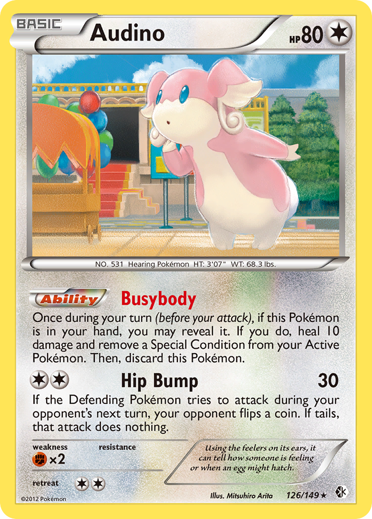 Audino (126/149) [Black & White: Boundaries Crossed] | Fandemonia Ltd